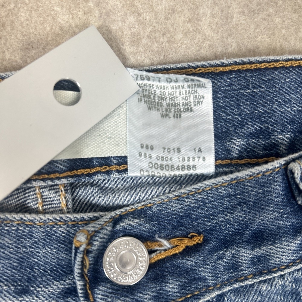 Vintage Levis 505 Jeans Mens 36x32 Blue Regular Fit Straight Leg Y2K Medium Wash - Picture 3 of 8